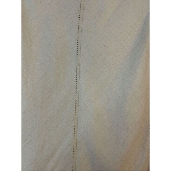 CJ Banks Maxi Skirt Size X (14) Natural Linen Blend Coastal Minimalist Hippie nw - Picture 5 of 7